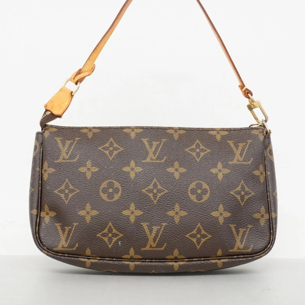 LOUIS VUITTON Brown Monogram Pochette Pouch - Picture 12 of 12
